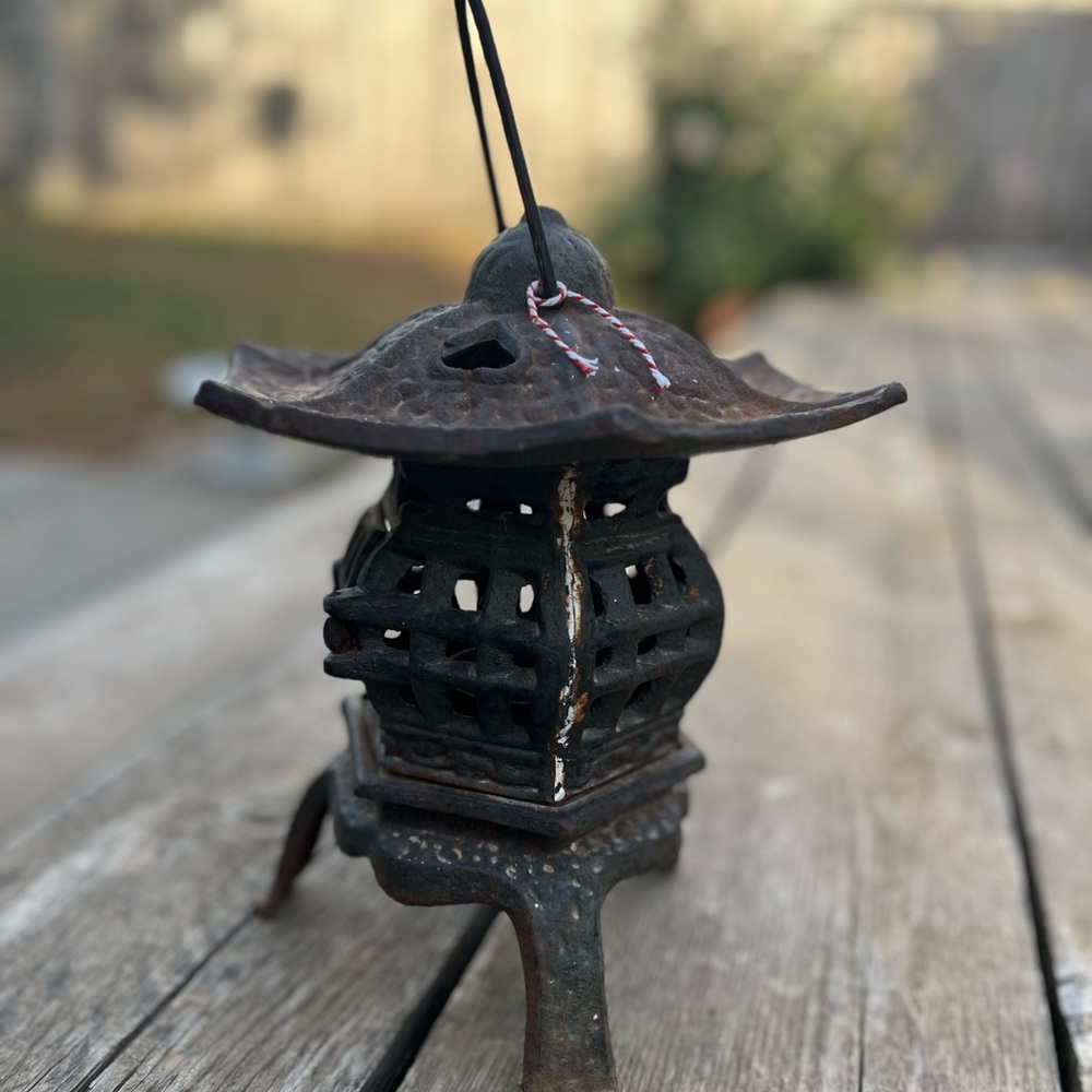 Japanese cast Iron Lantern